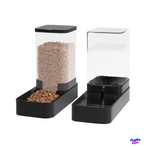 2-in-1 Gravity Pet Feeder & Water Dispenser Set | Auto Food & Water Bowl for Cats & Dogs