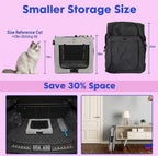 Soft-Sided Cat Carrier for 2 Cats | Extra Large Portable Pet Carrier for Travel