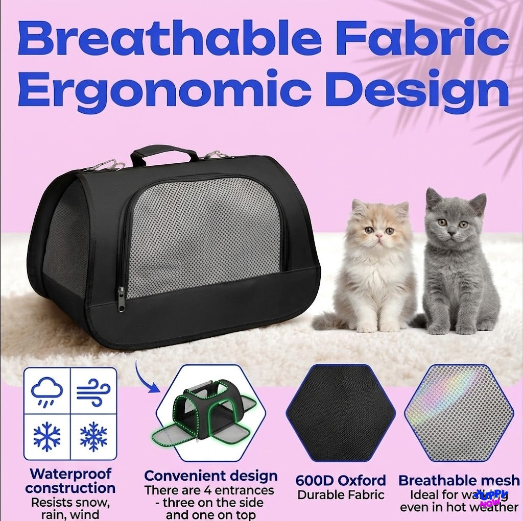 Universal 3-in-1 Comfort Travel Pet Carrier