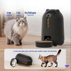 Smart Auto Cat Feeder 3L | Timed Food Dispenser with Dual Power & Portion Control