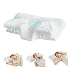 Ergonomic Cervical Neck Pillow | Memory Foam with Cooling Pillowcase — ZuppyNow